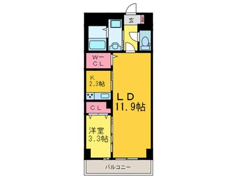 間取図 カーザ宮之前