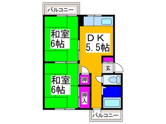 間取図 新金岡マンション