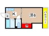 ケ－プマンション 1Kの間取り
