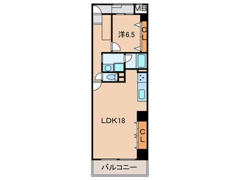 間取図 ラ・モール芦屋（１０１２）