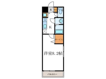 間取図 ﾍﾞﾗｼﾞｵ雅び京都洛北ｶﾞｰﾃﾞﾝ(320)