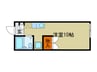 若葉台グリーンハイム 1Rの間取り