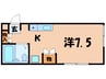 若葉台グリーンハイム 1Kの間取り