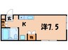 若葉台グリーンハイム 1Kの間取り