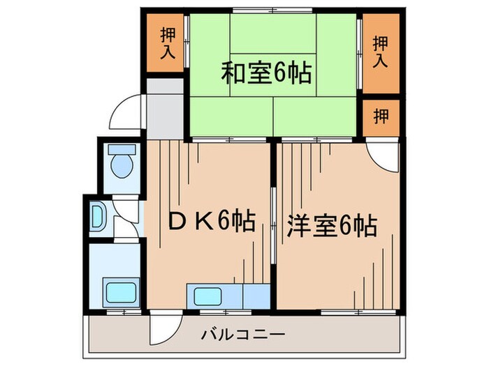 間取り図 岩橋マンション