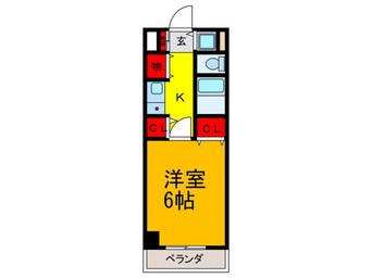 間取図 コーポ陣内Ⅲ