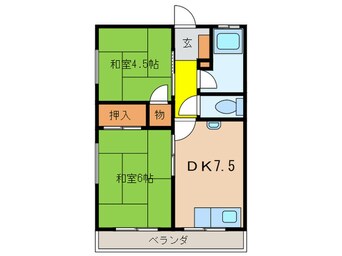 間取図 多田ハイツ