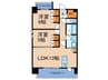 SK　RESIDENCES 2LDKの間取り