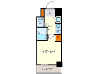 間取図 アスヴェル天満橋(402)