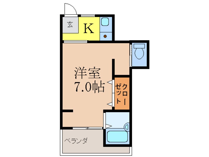 間取図 三和１６マンション