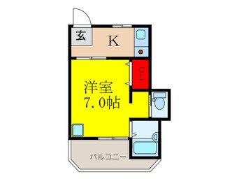 間取図 三和１６マンション