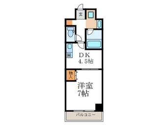 間取図 エス・キュート京都下鴨東