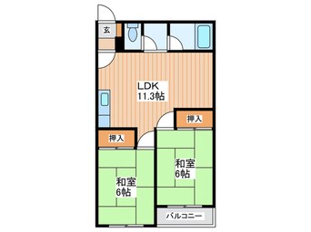 間取図 ベストハイツジョイ