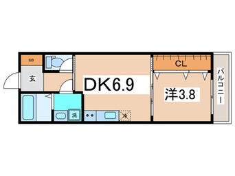 間取図 ノイヴェル吉田