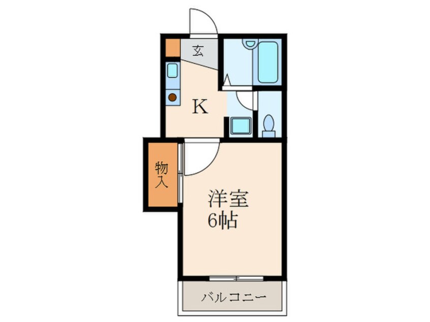 間取図 ﾊﾟ-ﾃｨｱﾑ Ⅰ