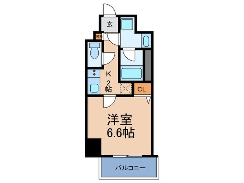 間取図 天王寺ルート25