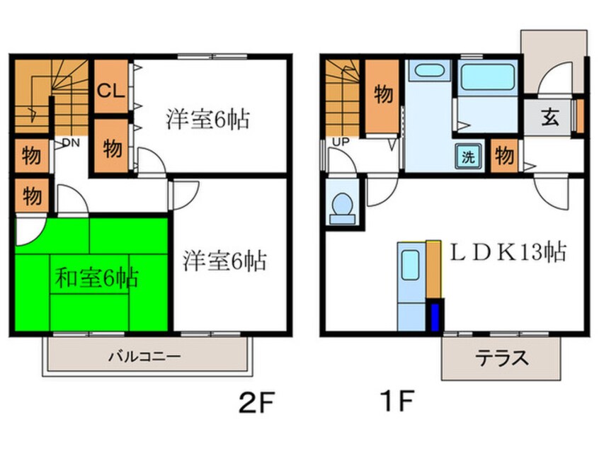 間取図 パストラル木野Ａ棟