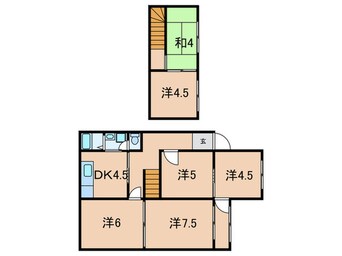 間取図 垂水区舞子坂三丁目戸建