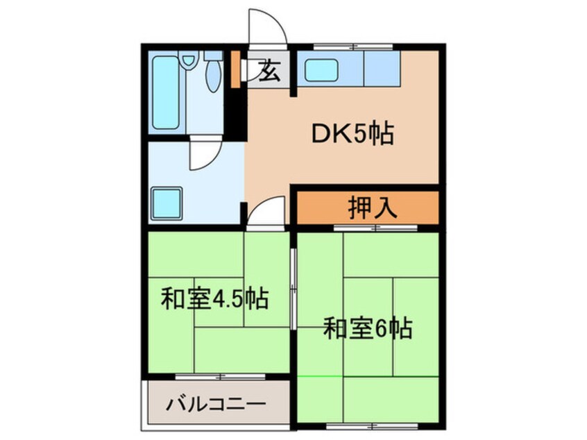 間取図 エビスマンション