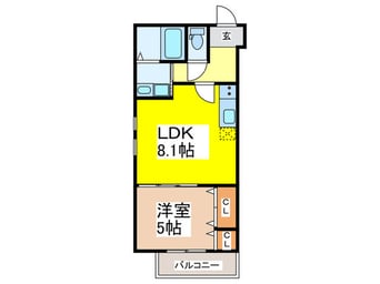 間取図 フジパレス明美町