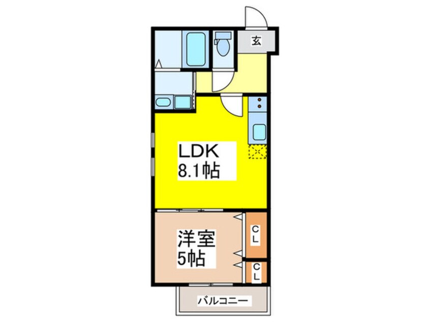間取図 フジパレス明美町