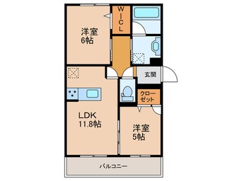 間取図 リヴェール京都桂