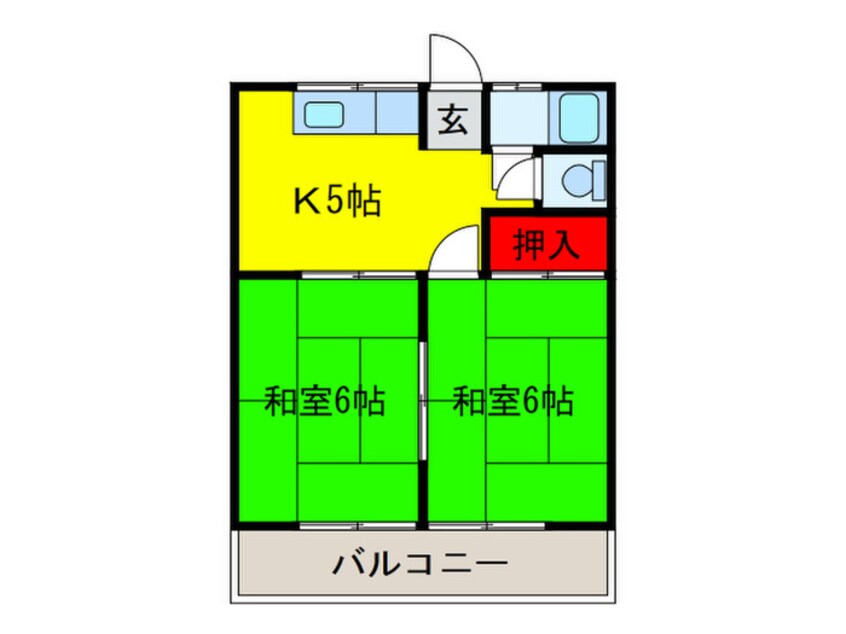 間取図 ニシグチマンション