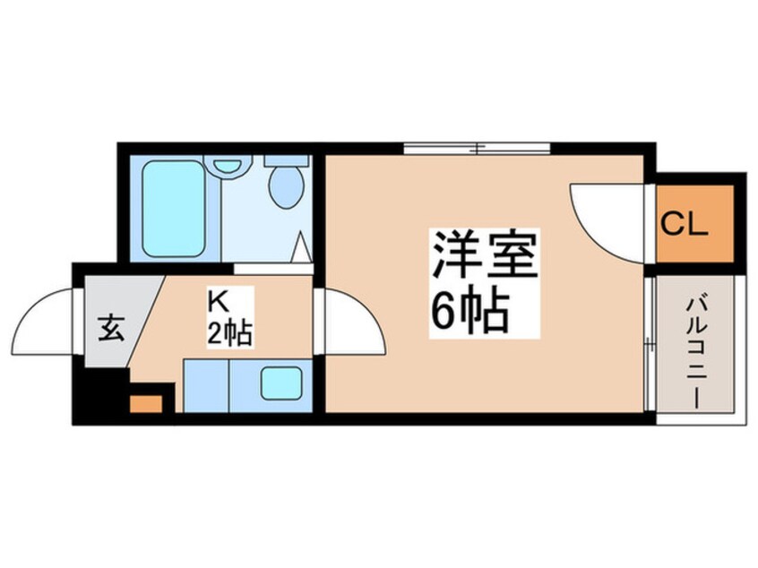 間取図 スカイハイツ中加賀屋