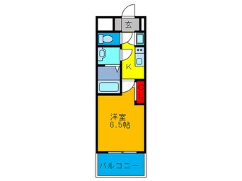 間取図 ﾚｼﾞｭｰﾙｱｯｼｭ塚本Ⅱ（1102）