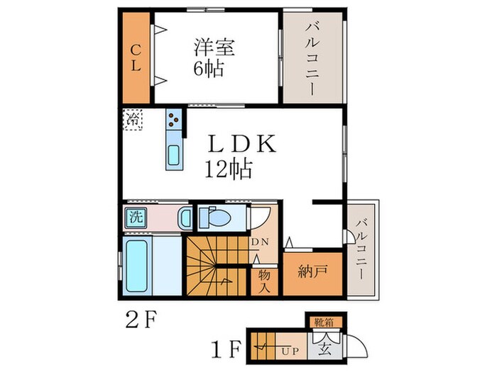 間取り図 ＰＩＮＥ　ＭＯＯＮ