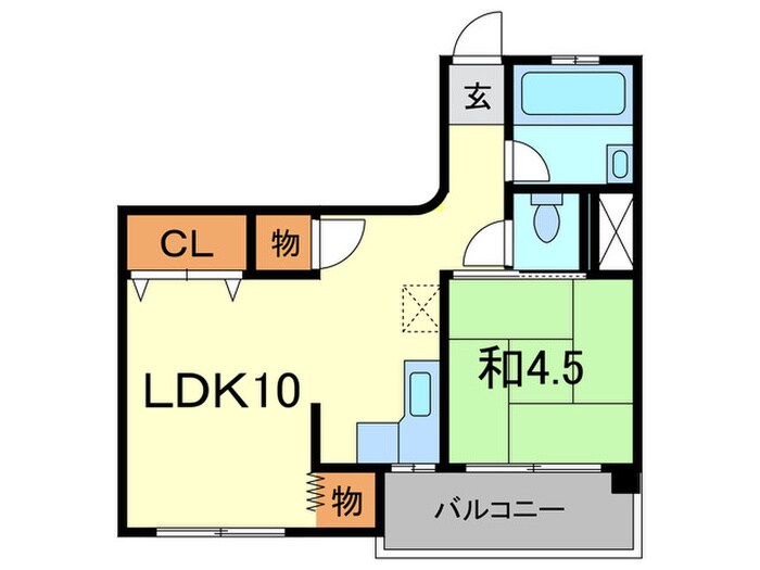 間取り図 コーポマエダⅠ