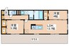 LAZO terrace 2LDKの間取り