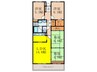 千里中央パークヒルズＧ棟(302) 4LDKの間取り