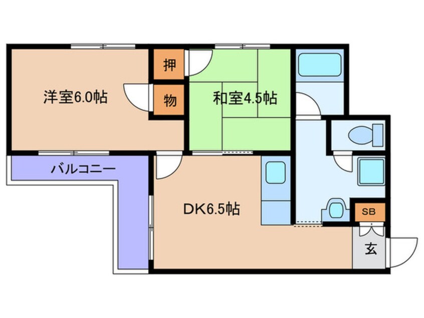 間取図 新納ビル