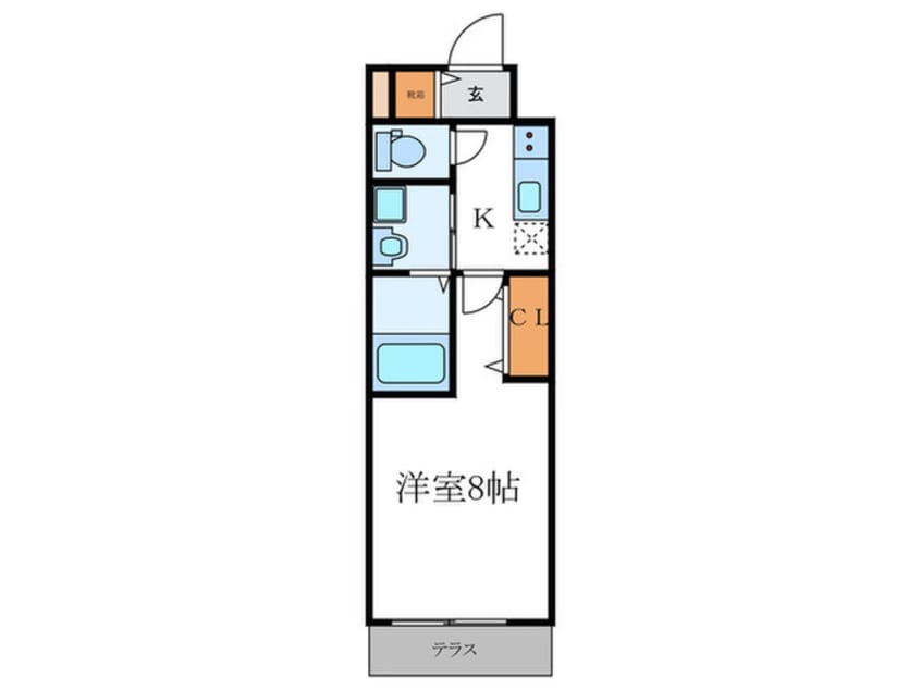 間取図 ﾍﾞﾗｼﾞｵ雅び京都洛北ｶﾞｰﾃﾞﾝ(113)