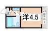 トーエー平野駅前ビル 1Kの間取り