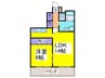 朝日プラザ天下茶屋Ⅱ（702） 1LDKの間取り