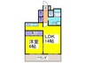 朝日プラザ天下茶屋Ⅱ（702） 1LDKの間取り
