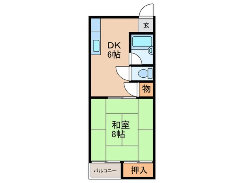 間取図 メゾン川奈