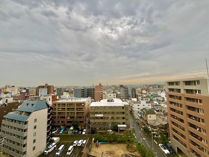 室内からの展望 南海ハイライズフラット天下茶屋