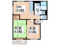 Ｋハイムの間取図