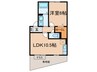 ジョイフルヨコタⅢ 1LDKの間取り