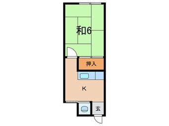 間取図 篠原荘