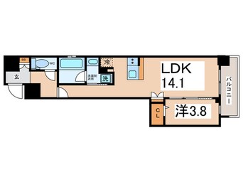 間取図 Park　Lane　Kujo