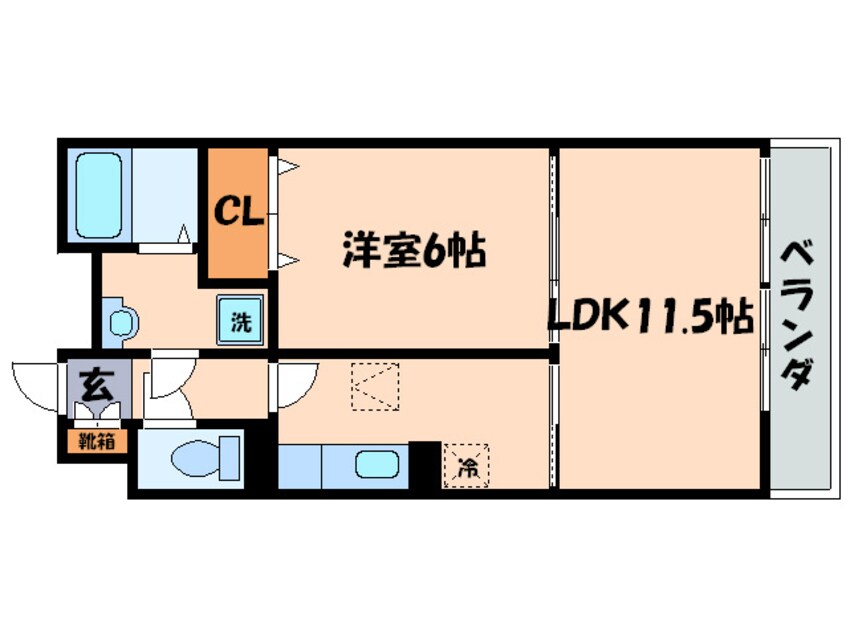 間取図 クレセント