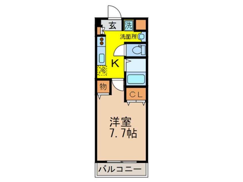 間取図 サニ－プレイスＭＪ
