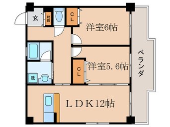 間取図 ガ－デンシティ柳が崎