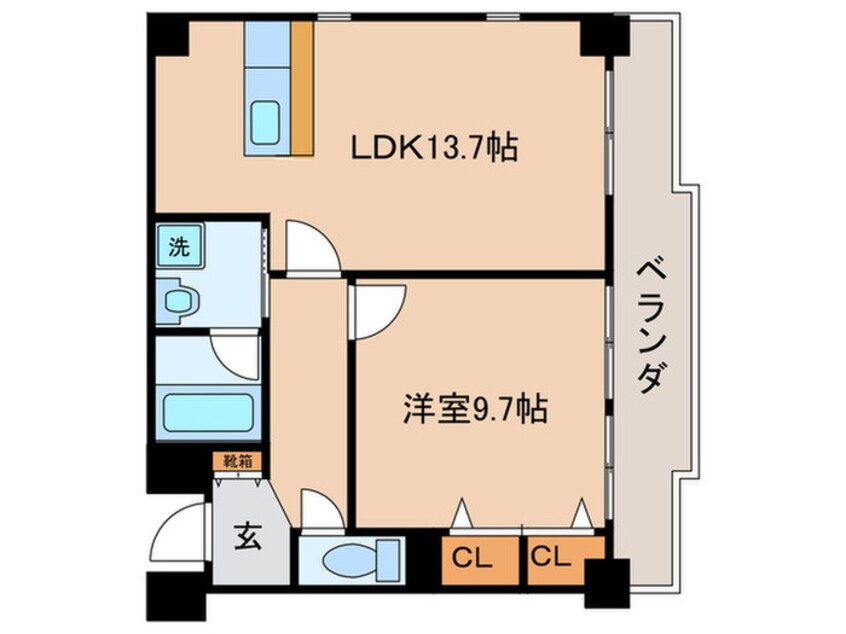 間取図 ガ－デンシティ柳が崎