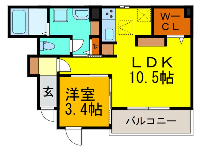 間取図 ランドスカイ