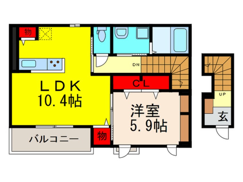 間取図 ランドスカイ